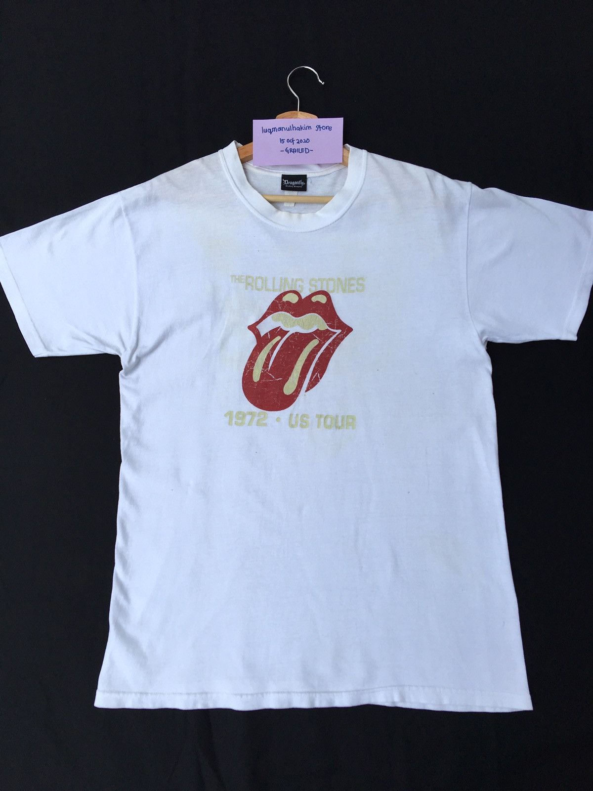 Band Tees Rare Vintage US Tour The Rolling Stones repro T shirt Size US S / EU 44-46 / 1 - 2 Thumbnail