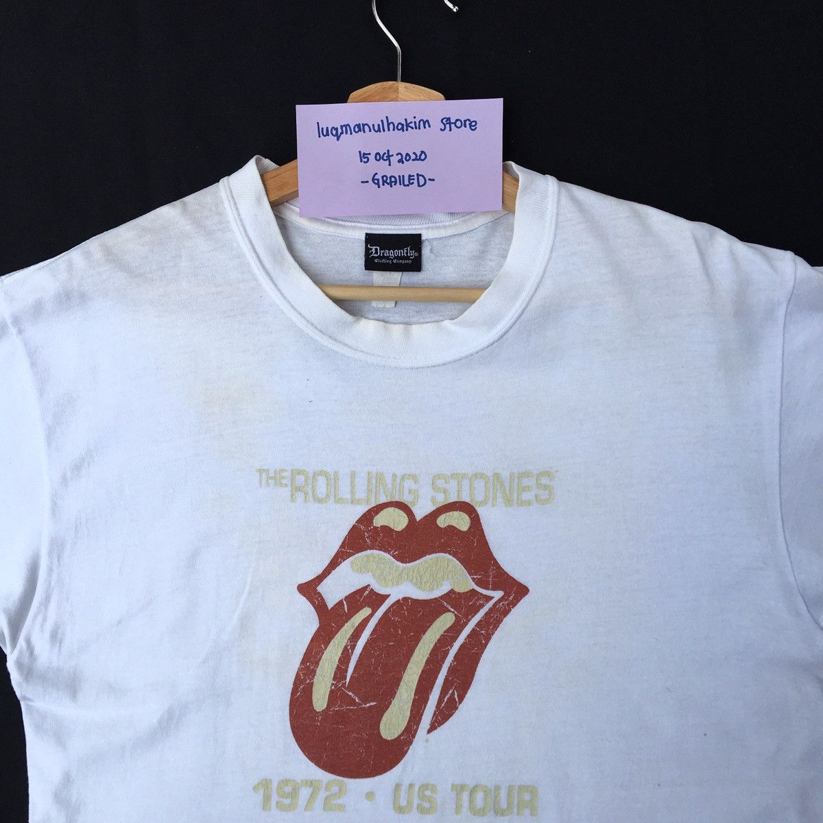 Band Tees Rare Vintage US Tour The Rolling Stones repro T shirt Size US S / EU 44-46 / 1 - 1 Thumbnail