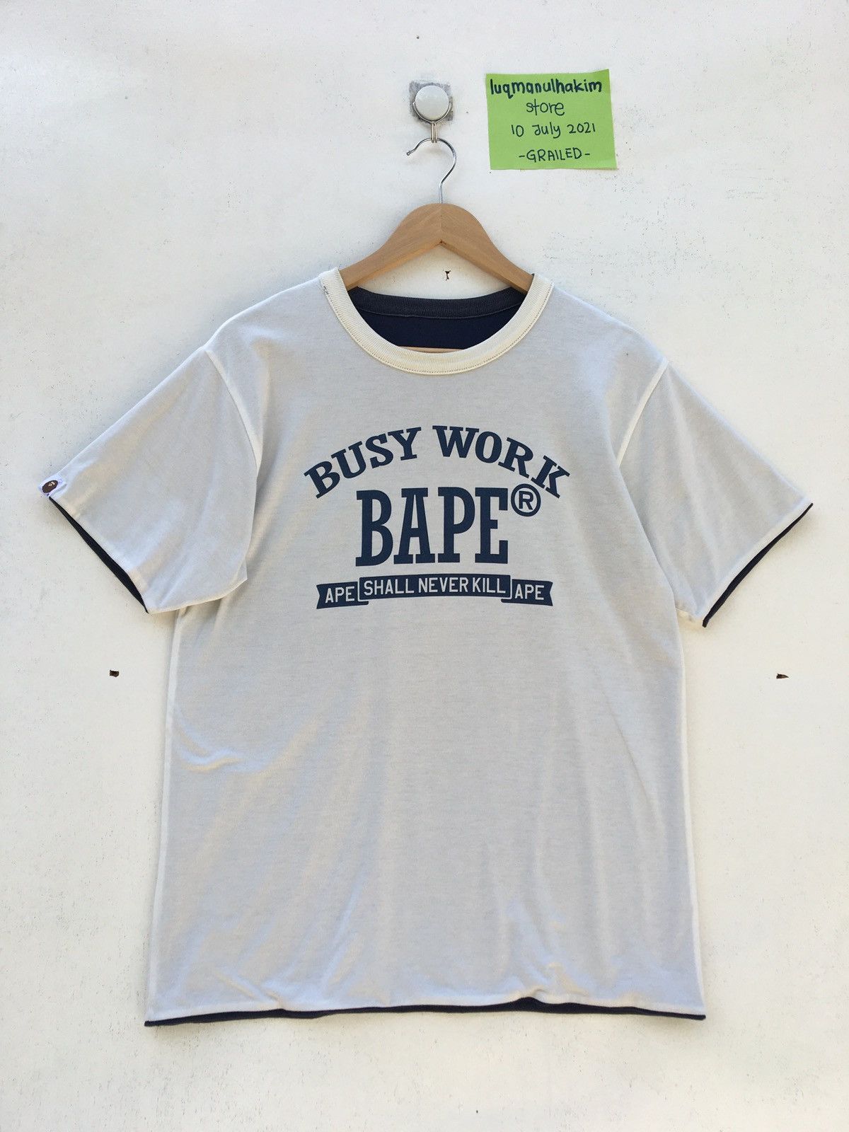 Bape Busy Works Reversible Tee Size US M / EU 48-50 / 2 - 10 Thumbnail