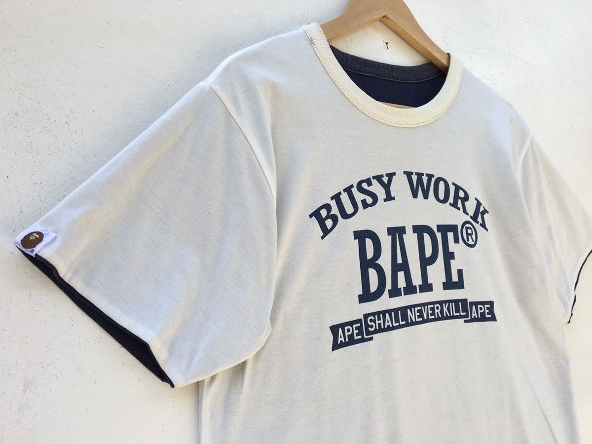 Bape Busy Works Reversible Tee Size US M / EU 48-50 / 2 - 13 Thumbnail