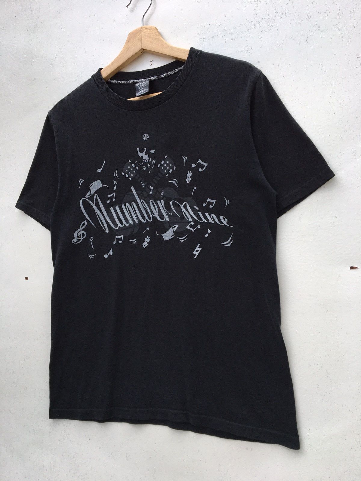 Number (N)ine Rare Number (N)ine Black Spellout Tshirt Size US S / EU 44-46 / 1 - 3 Thumbnail