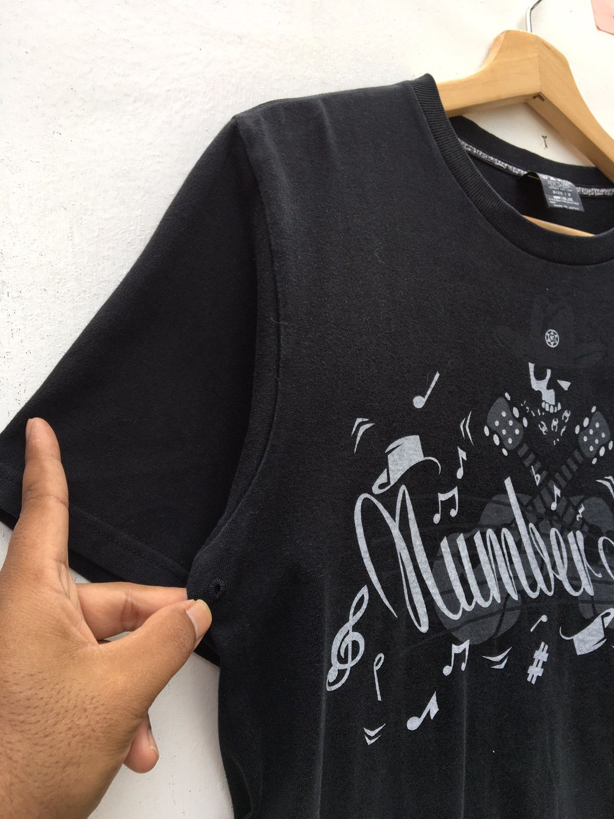 Number (N)ine Rare Number (N)ine Black Spellout Tshirt Size US S / EU 44-46 / 1 - 9 Thumbnail