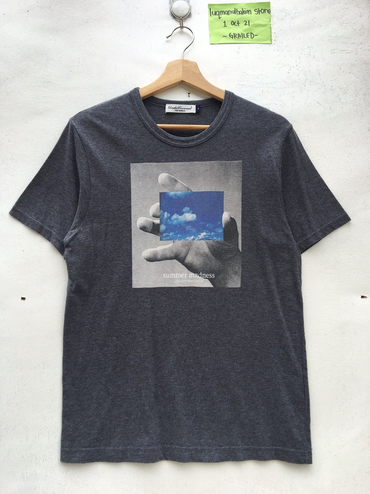 image of Jun Takahashi x Undercover Summer Madness Ss08 Capsules Project Tshirt in Grey, Men's (Size Small)