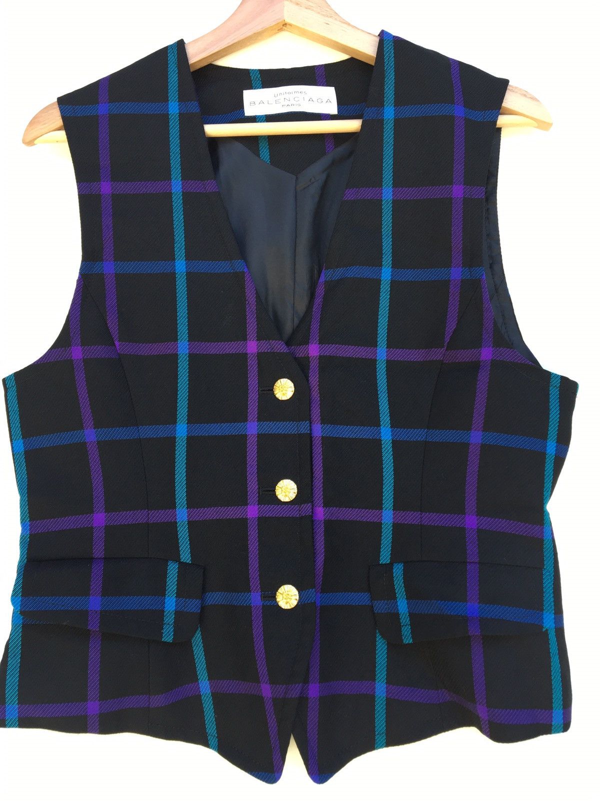 Balenciaga Vintage Rare Balenciaga Paris Vest Size US M / EU 48-50 / 2 - 1 Thumbnail