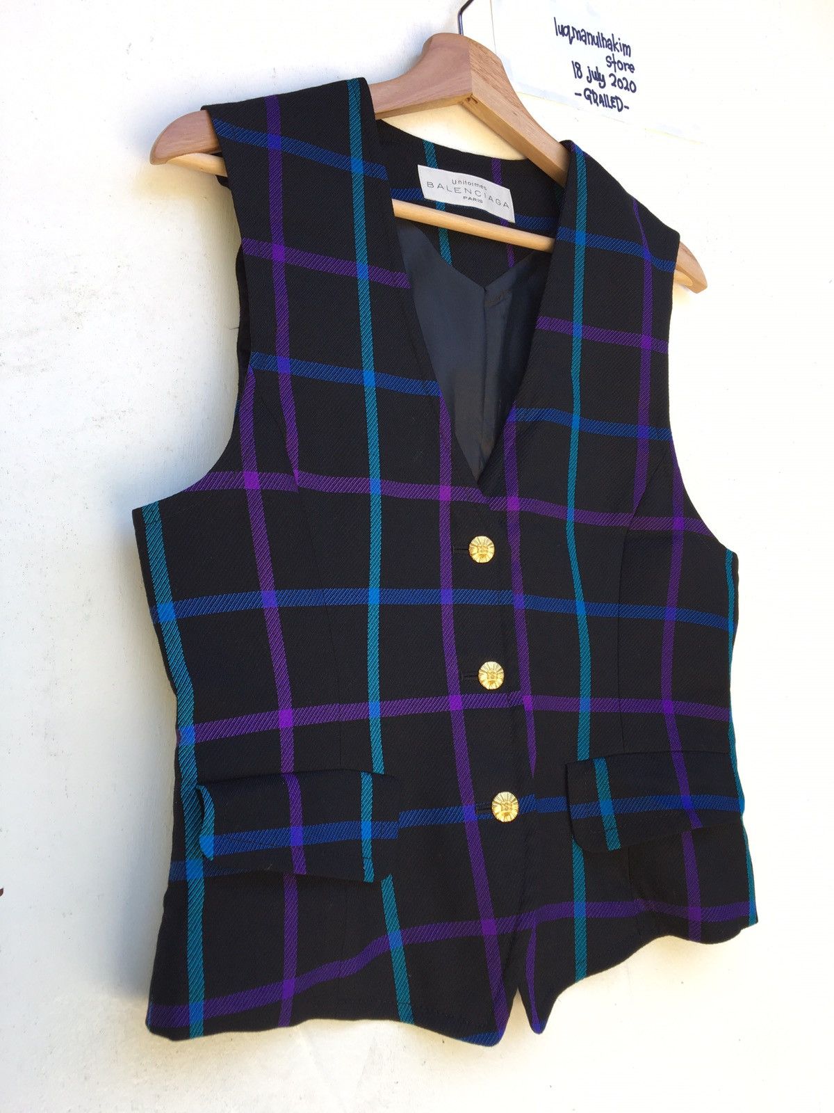 Balenciaga Vintage Rare Balenciaga Paris Vest Size US M / EU 48-50 / 2 - 3 Thumbnail