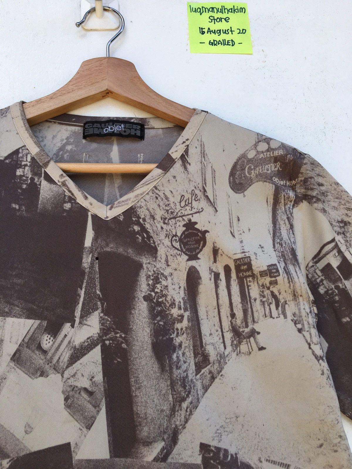 Jean Paul Gaultier Vtg JPG Gaultier Homme Objet Jacquard Image Shortsleeved Size US S / EU 44-46 / 1 - 6 Thumbnail