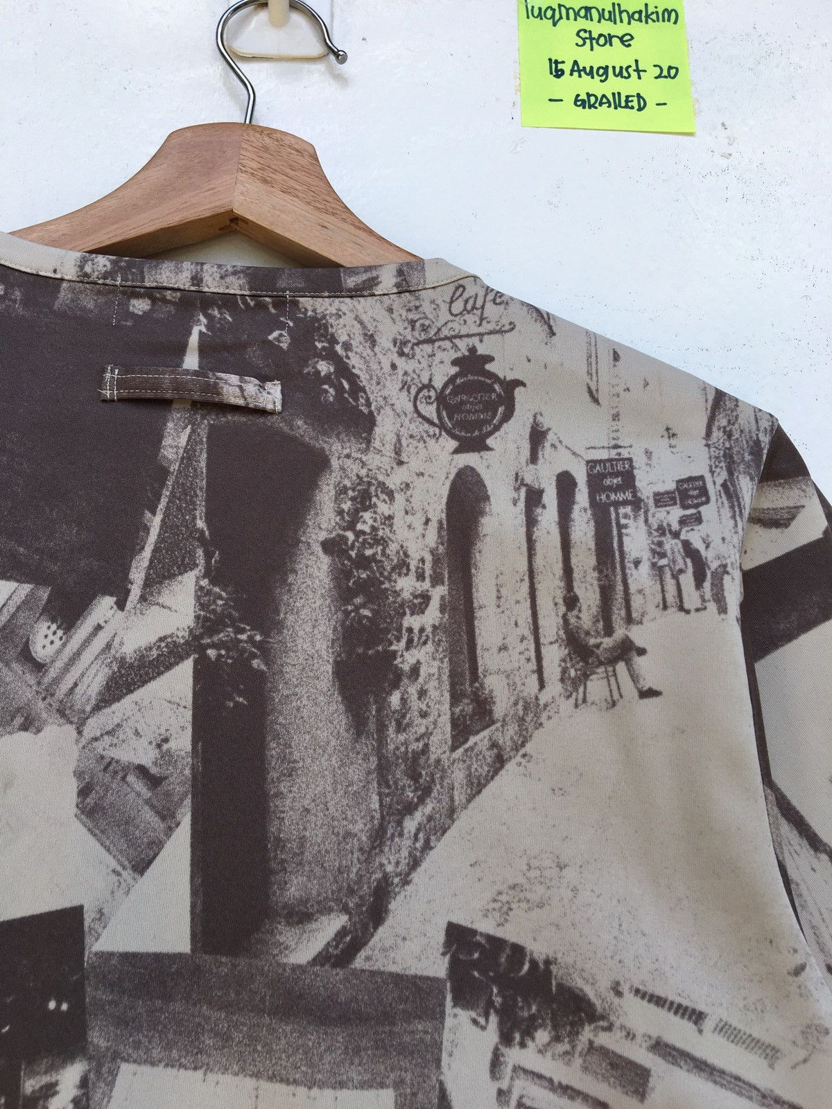 Jean Paul Gaultier Vtg JPG Gaultier Homme Objet Jacquard Image Shortsleeved Size US S / EU 44-46 / 1 - 21 Thumbnail
