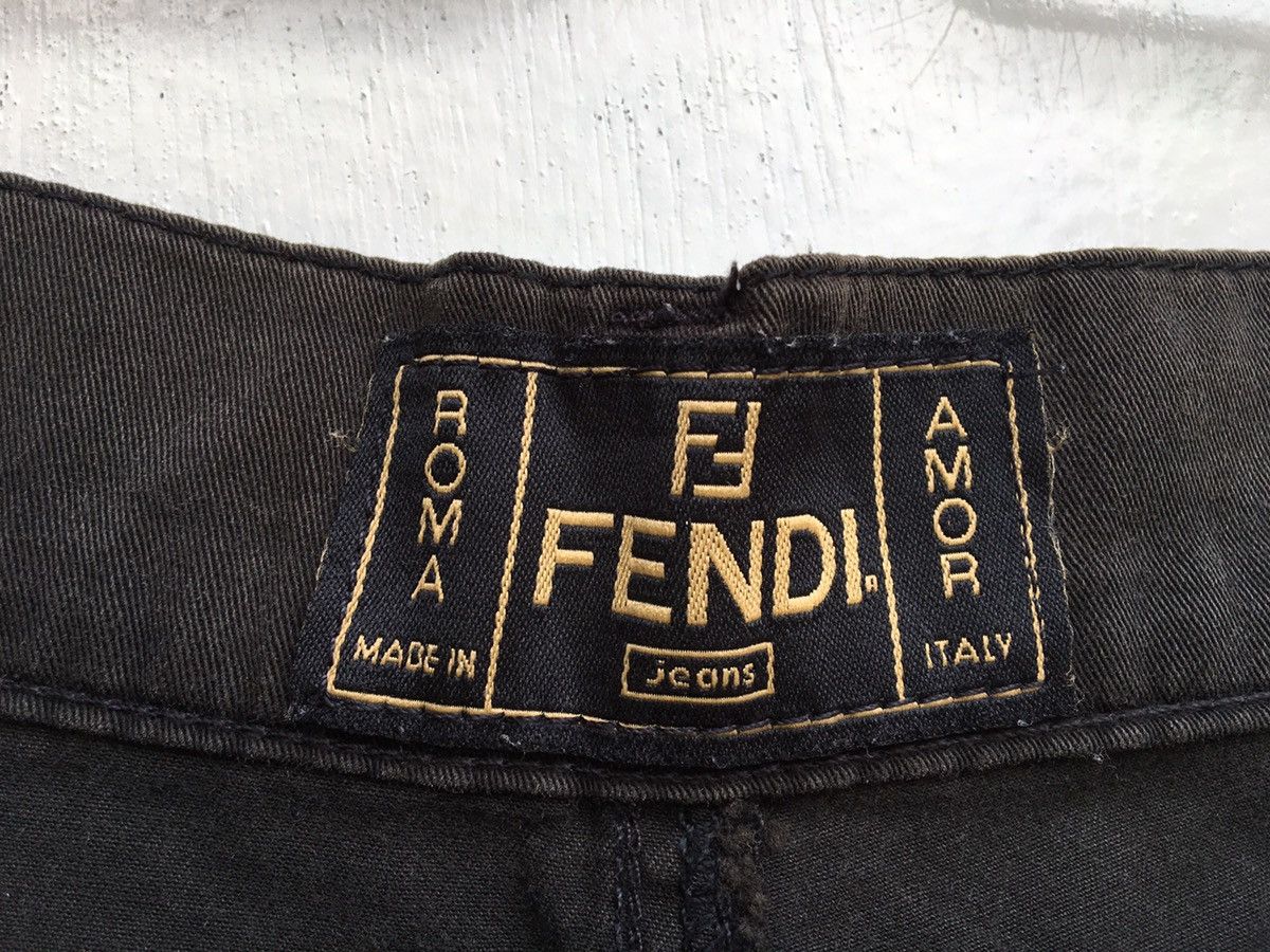 Fendi Vintage Fendi Italy Casual Pants Brown Size US 33 - 11 Thumbnail