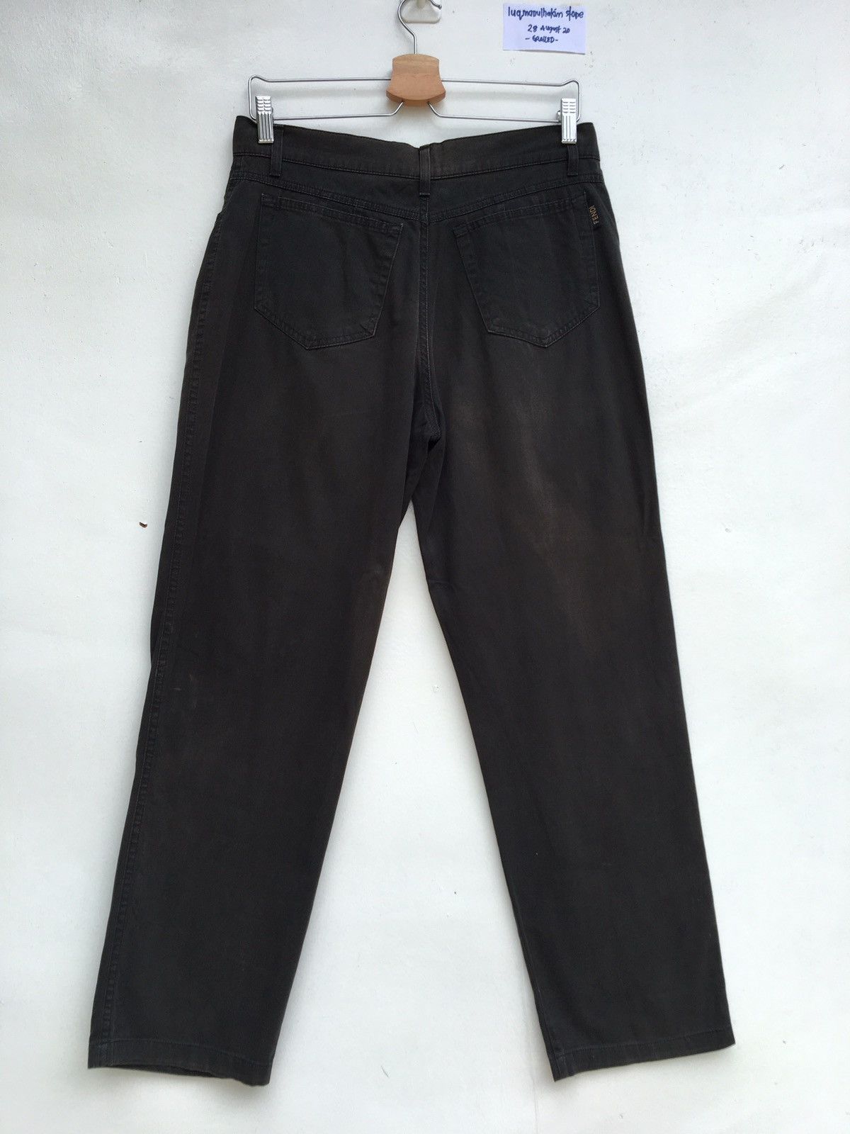 Fendi Vintage Fendi Italy Casual Pants Brown Size US 33 - 17 Thumbnail