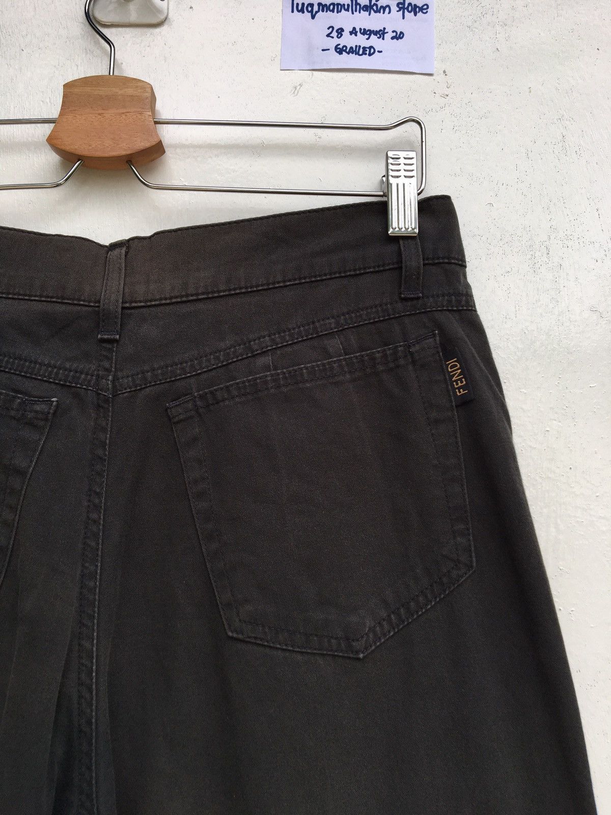 Fendi Vintage Fendi Italy Casual Pants Brown Size US 33 - 21 Thumbnail