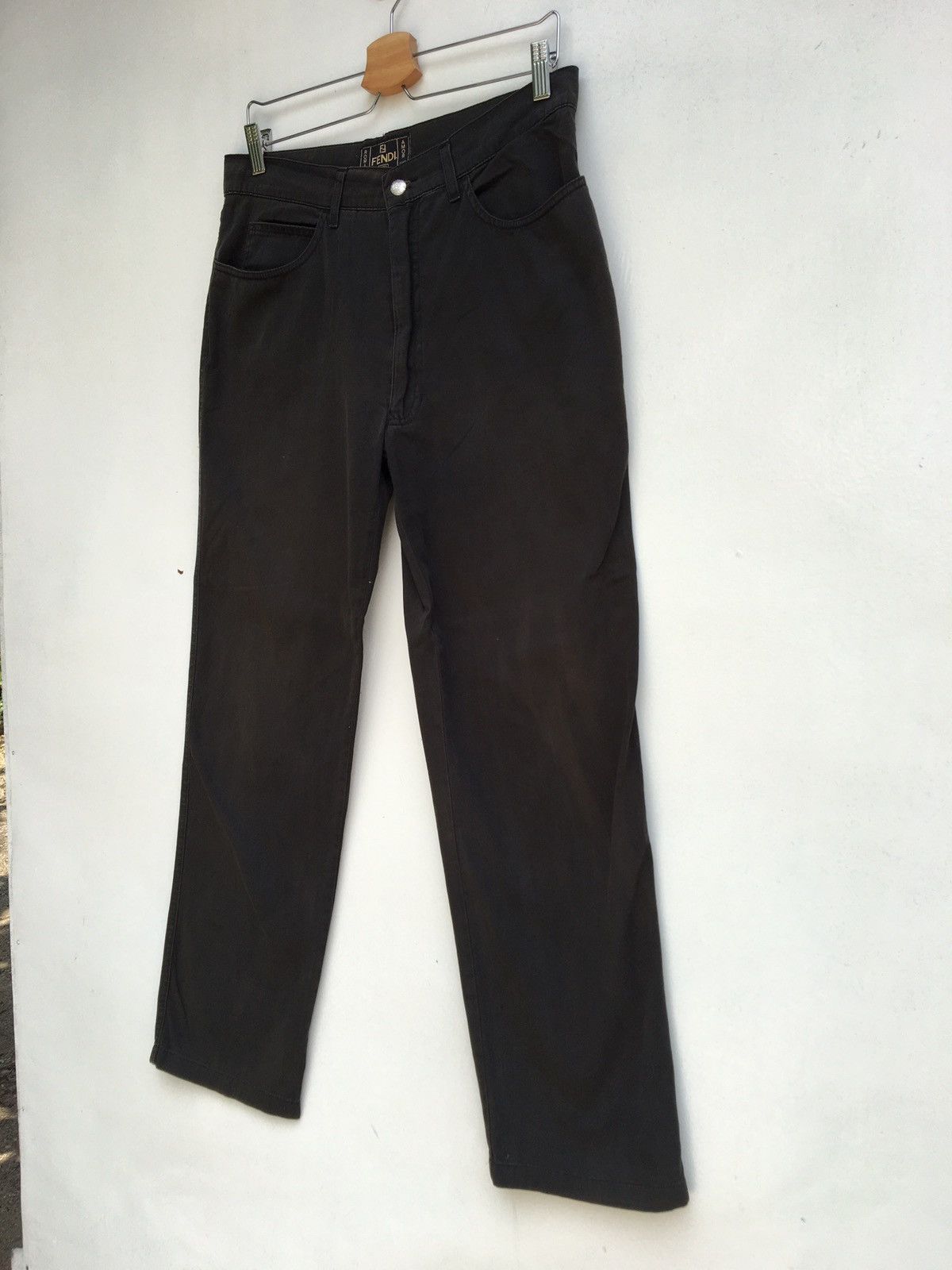 Fendi Vintage Fendi Italy Casual Pants Brown Size US 33 - 4 Thumbnail