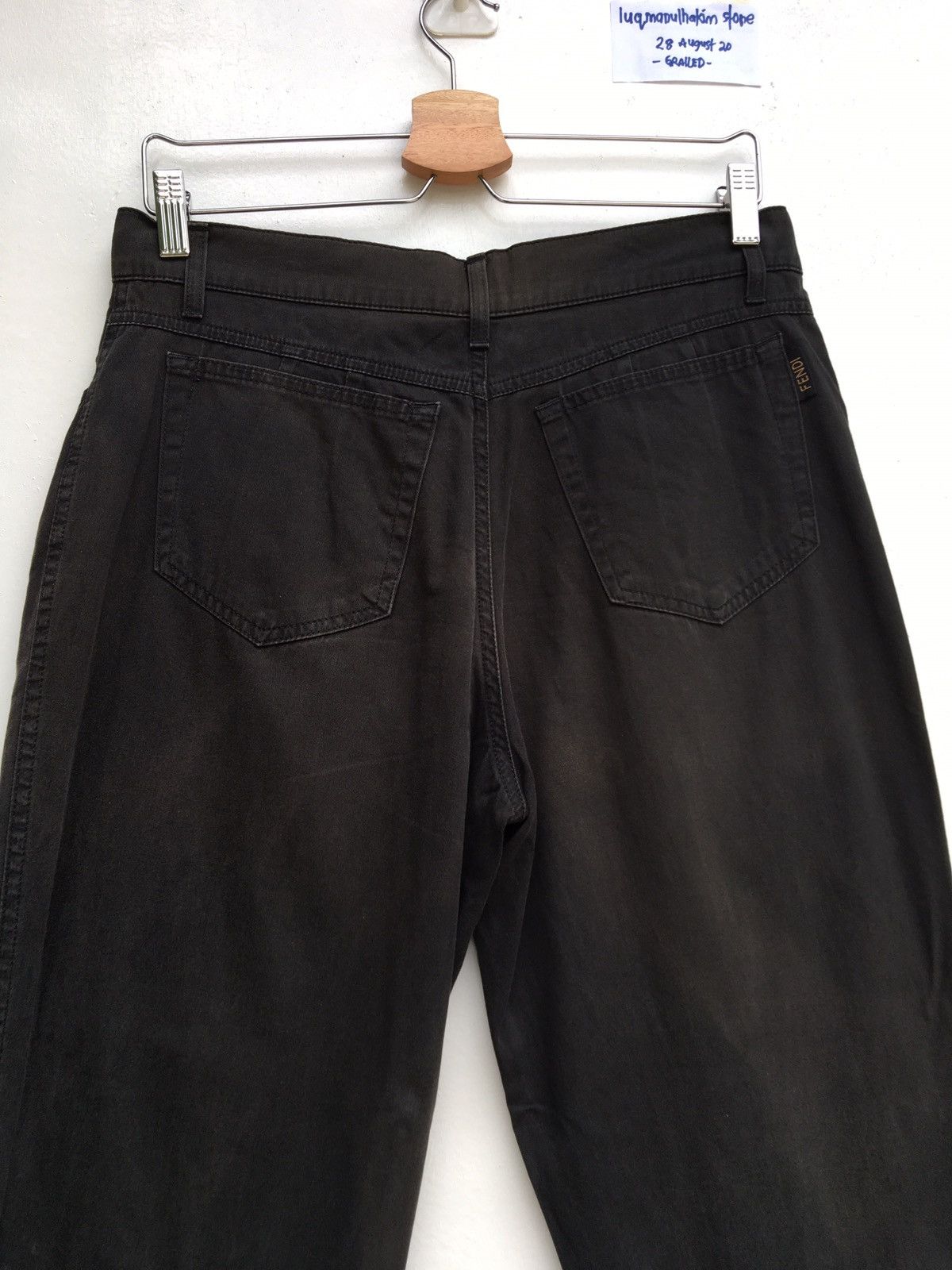 Fendi Vintage Fendi Italy Casual Pants Brown Size US 33 - 20 Thumbnail