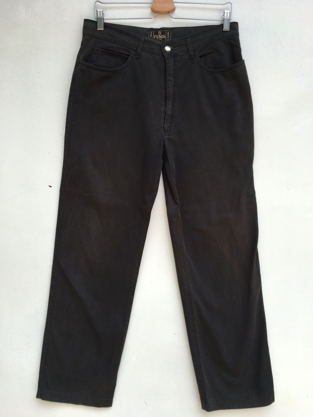 Fendi Vintage Fendi Italy Casual Pants Brown Size US 33 - 5 Thumbnail