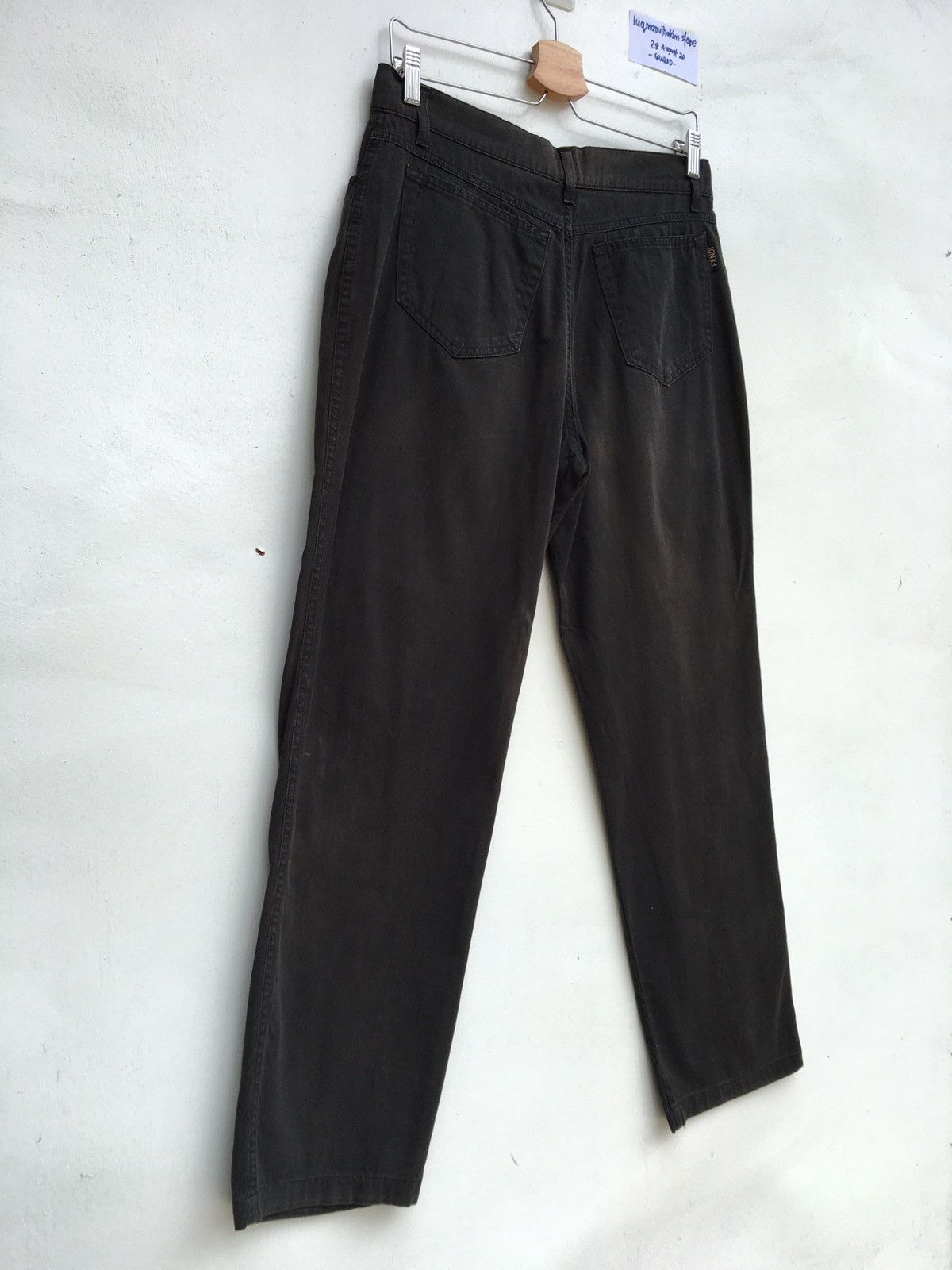 Fendi Vintage Fendi Italy Casual Pants Brown Size US 33 - 18 Thumbnail