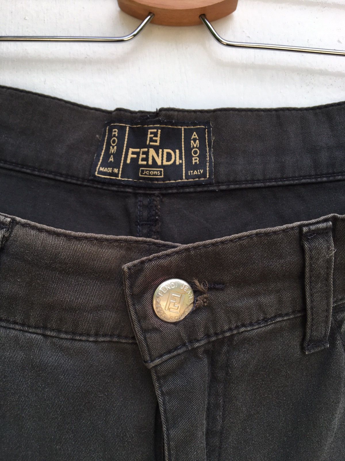 Fendi Vintage Fendi Italy Casual Pants Brown Size US 33 - 8 Thumbnail