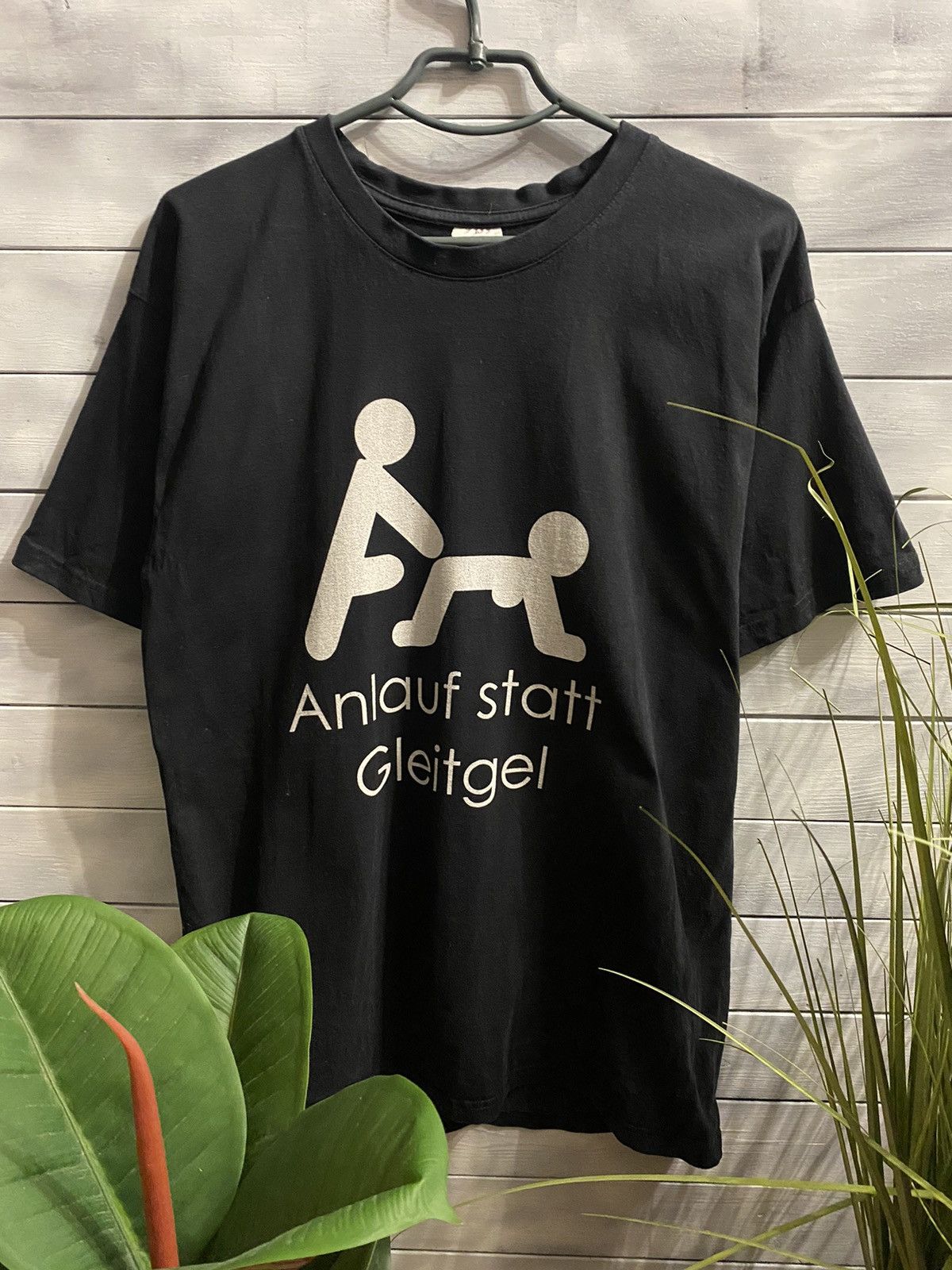 Vintage Rare T-Shirt Sex / Porn Doggy Style. Anlauf Staff Gleitgel. |  Grailed