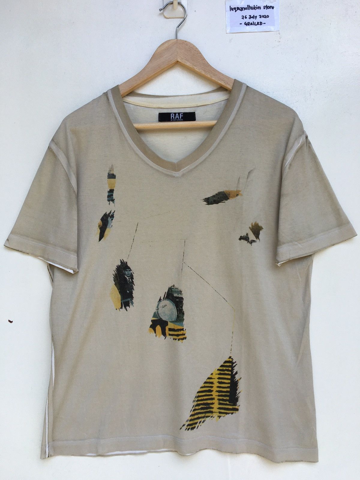 Raf by Raf Simons Raf by Raf Simons Printed Glitch Tshirt Size US M / EU 48-50 / 2 - 1 Thumbnail
