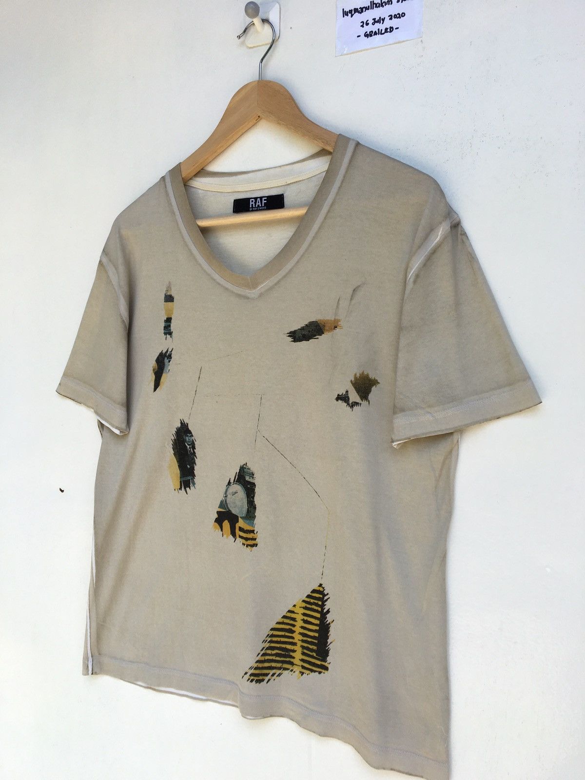 Raf by Raf Simons Raf by Raf Simons Printed Glitch Tshirt Size US M / EU 48-50 / 2 - 3 Thumbnail