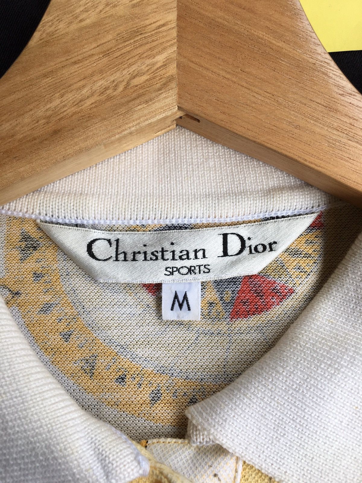Christian Dior Monsieur Vintage Christian Dior Sport Full Print Spellout Polos Size US M / EU 48-50 / 2 - 11 Thumbnail