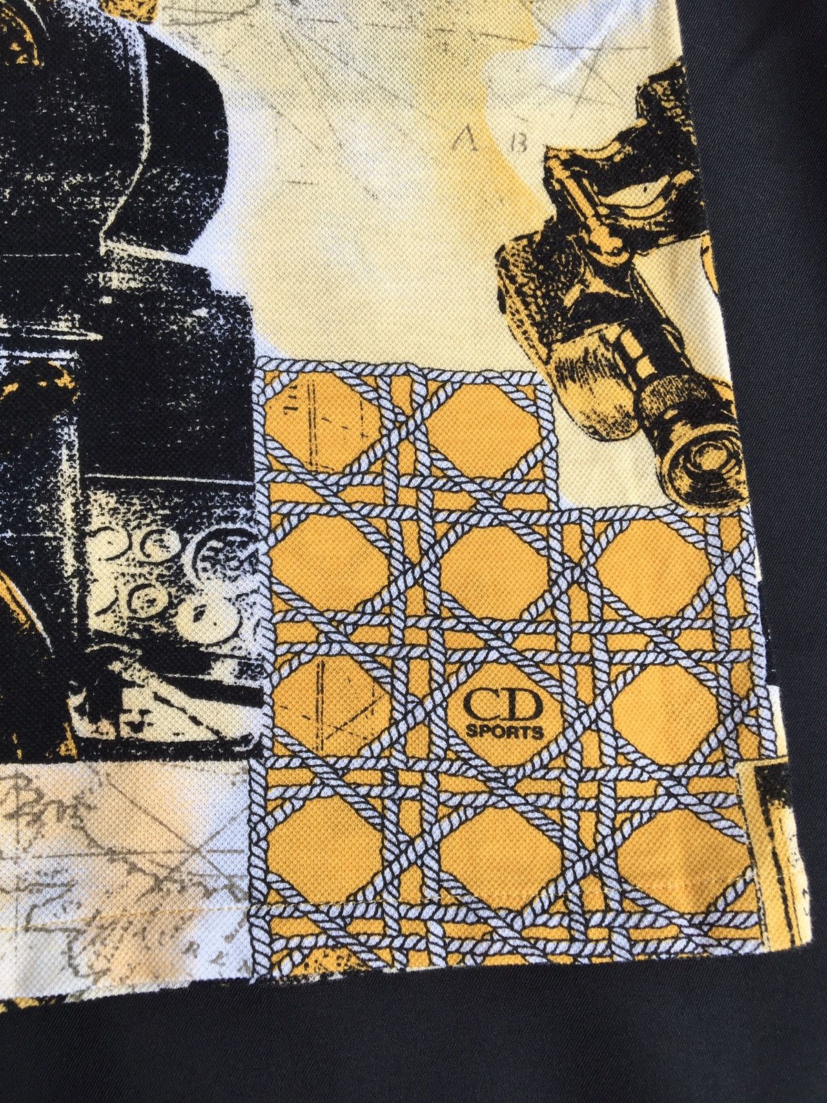Christian Dior Monsieur Vintage Christian Dior Sport Full Print Spellout Polos Size US M / EU 48-50 / 2 - 19 Thumbnail