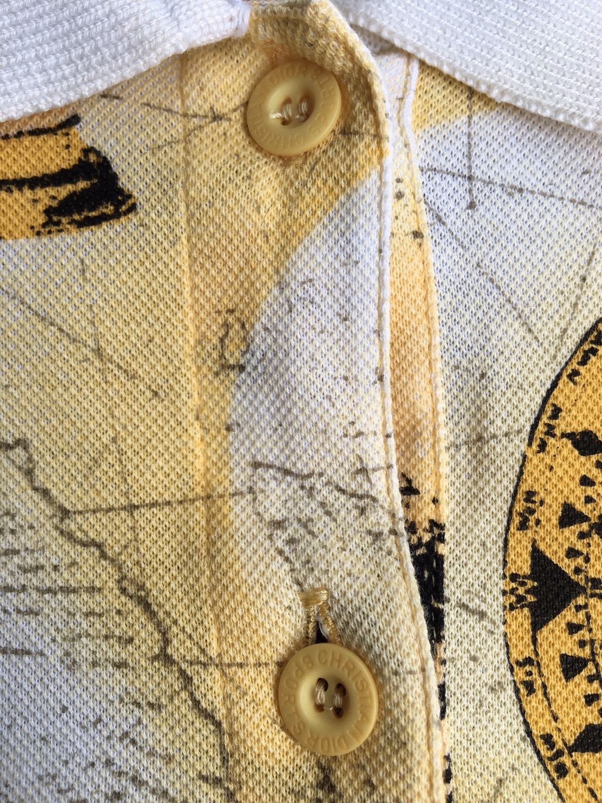 Christian Dior Monsieur Vintage Christian Dior Sport Full Print Spellout Polos Size US M / EU 48-50 / 2 - 12 Thumbnail