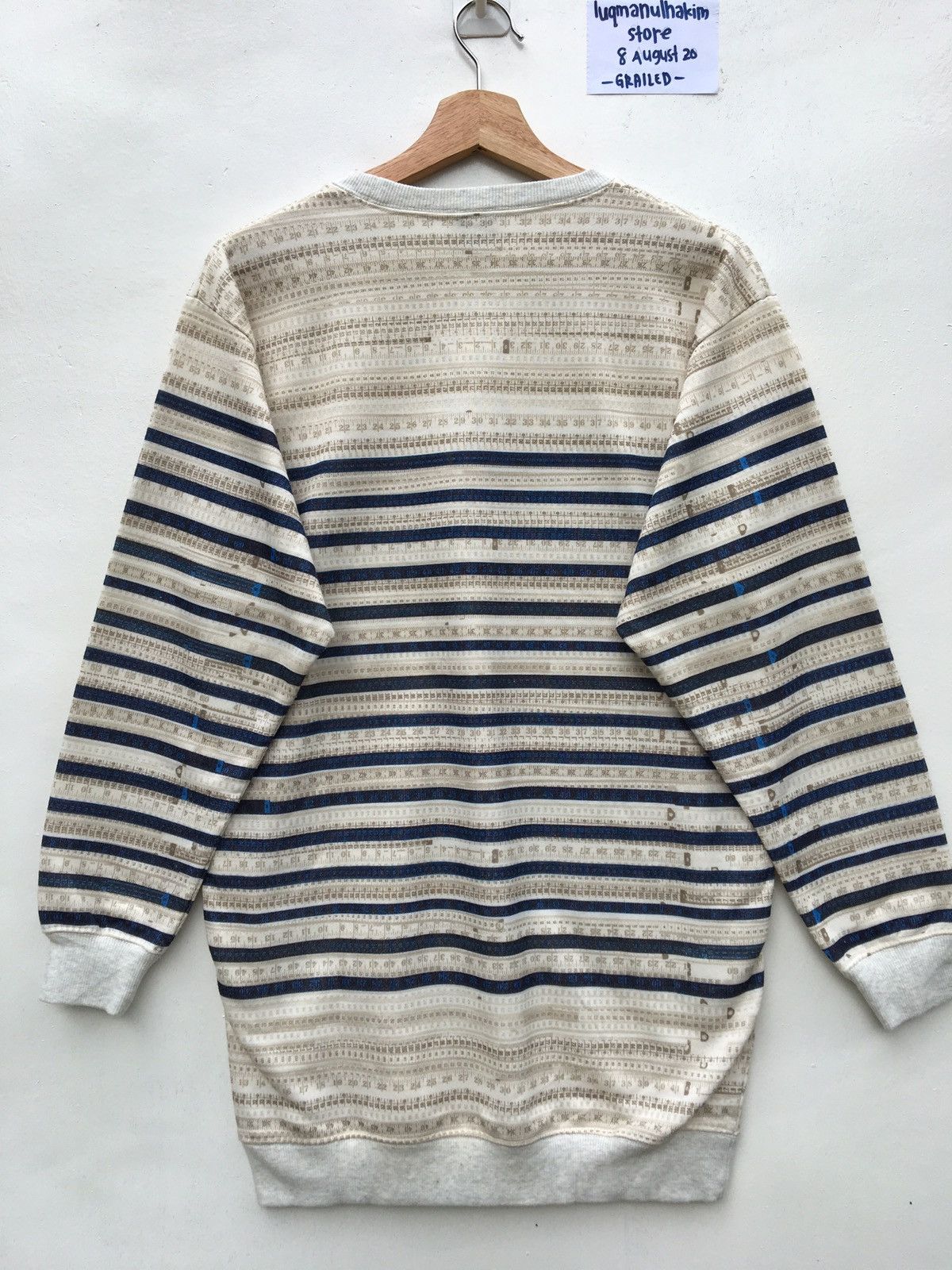 Jean Paul Gaultier Rare JPG Scale Anarchy Chaos Long Jumper Sweatshirt Size US L / EU 52-54 / 3 - 6 Thumbnail
