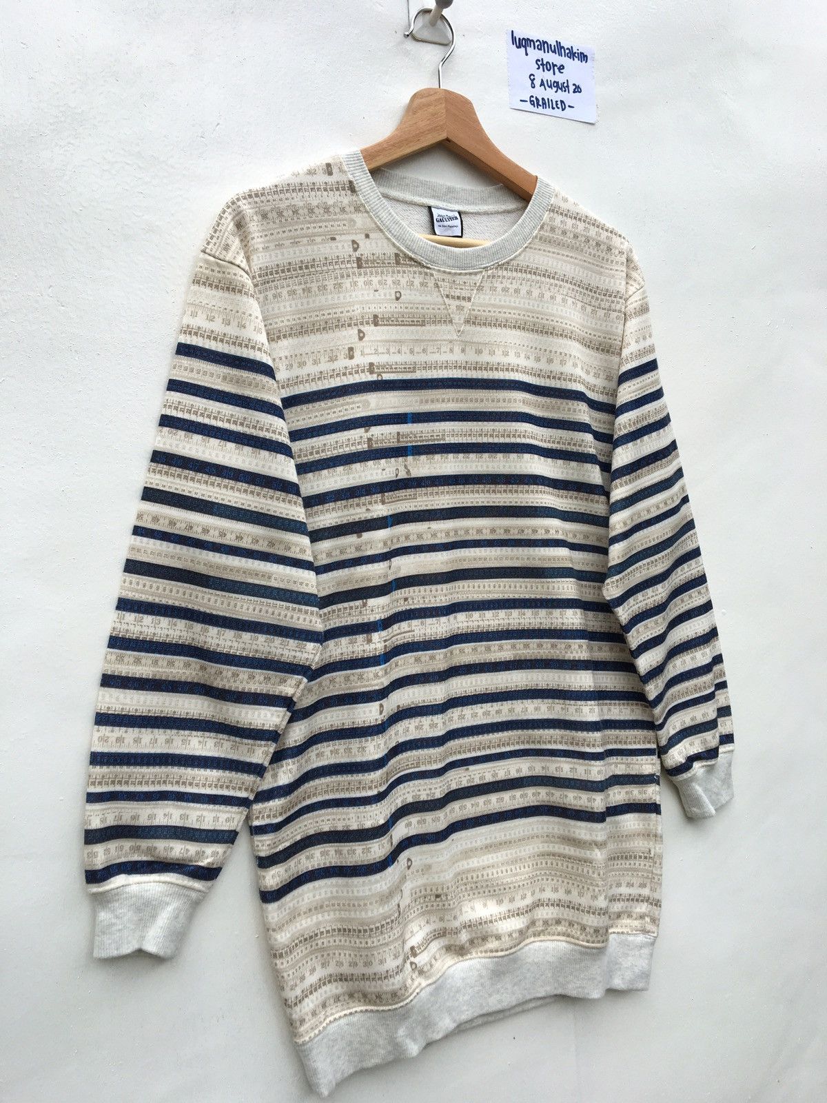 Jean Paul Gaultier Rare JPG Scale Anarchy Chaos Long Jumper Sweatshirt Size US L / EU 52-54 / 3 - 2 Thumbnail
