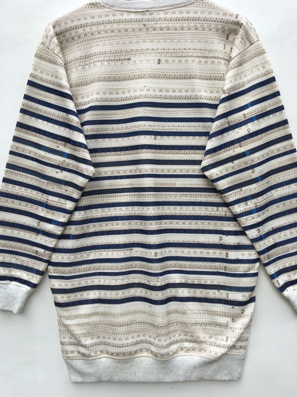 Jean Paul Gaultier Rare JPG Scale Anarchy Chaos Long Jumper Sweatshirt Size US L / EU 52-54 / 3 - 9 Thumbnail