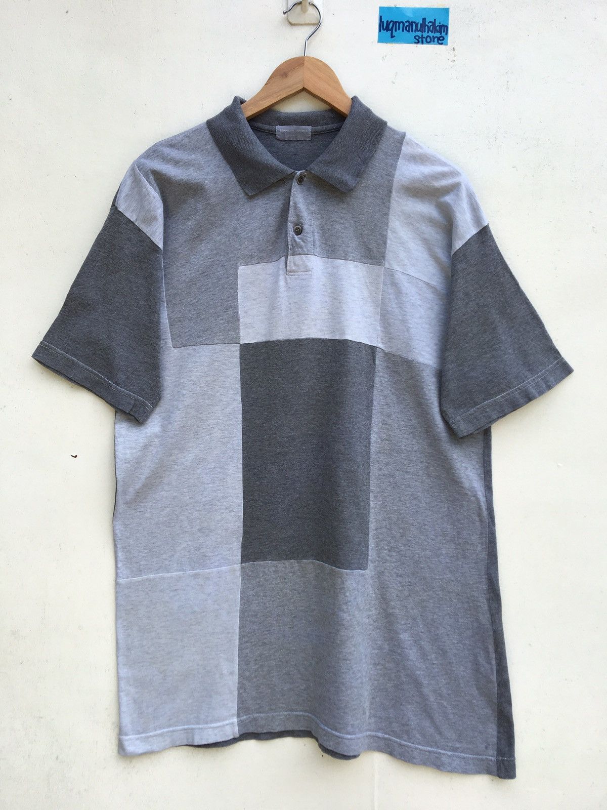 Comme des Garcons Vintage AD 1996 CDG Comme Des Garcons Homme polo shirt Size US L / EU 52-54 / 3 - 1 Thumbnail