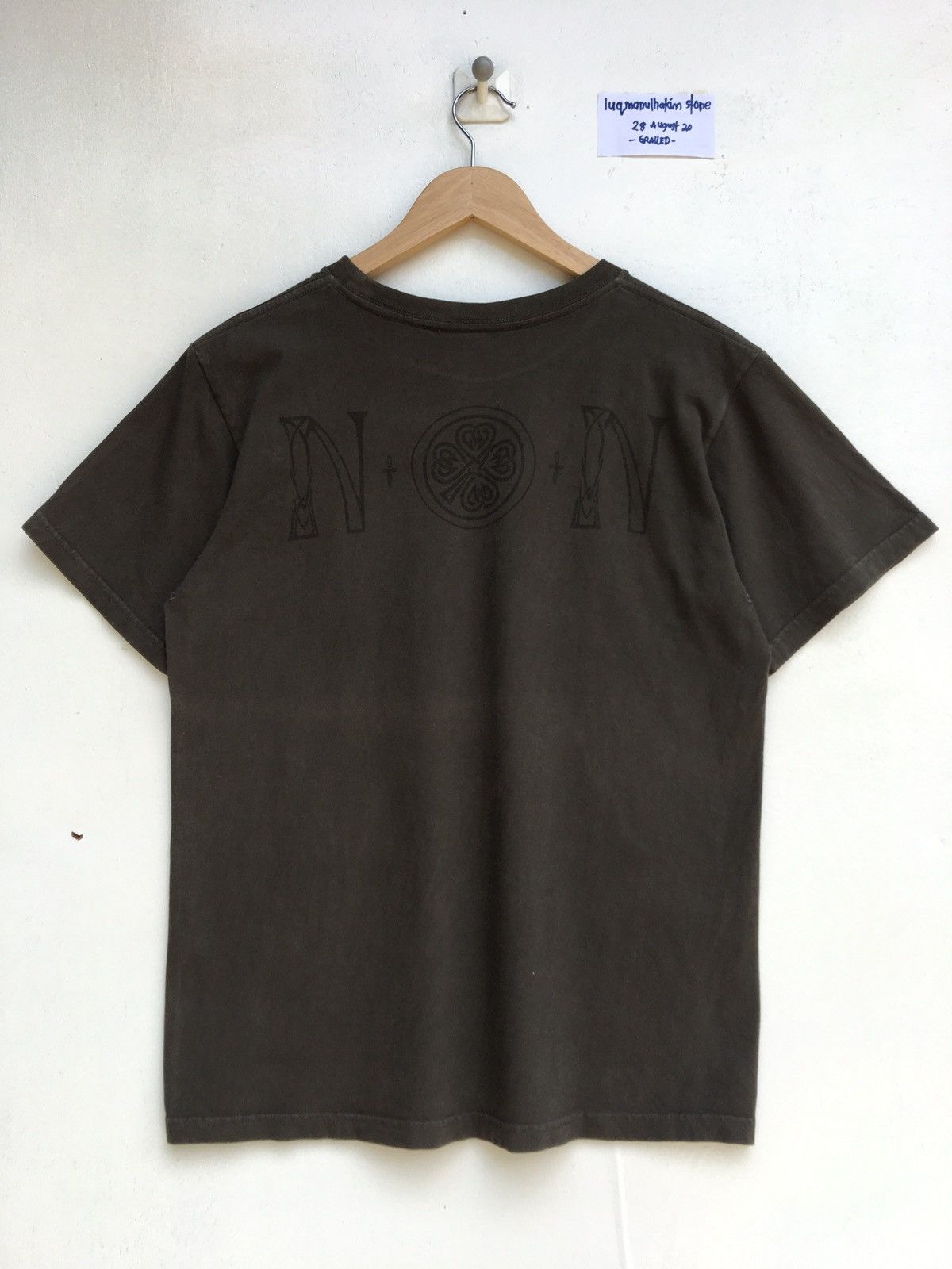 Number (N)ine Rare Number Nine Plain & Back Printed Tee Size US S / EU 44-46 / 1 - 4 Thumbnail