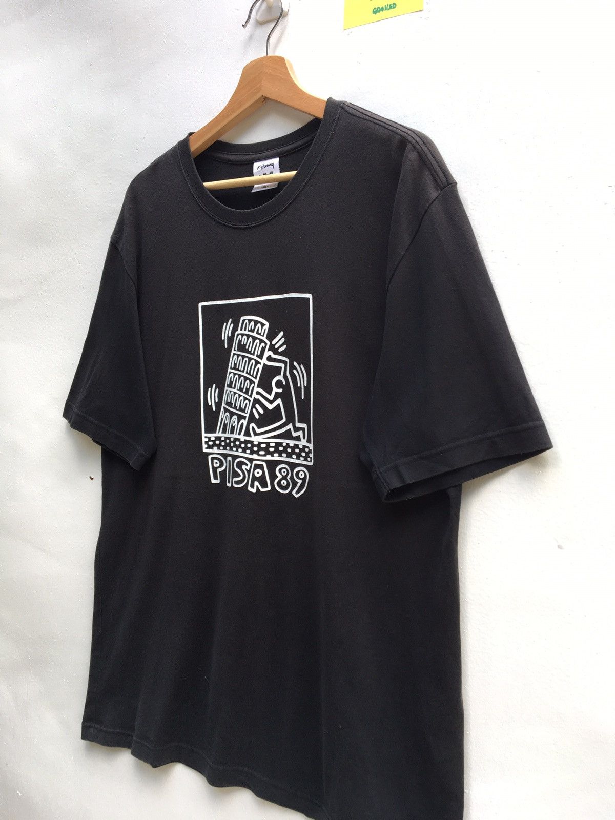 Keith Haring Rare Vintage Keith Haring Pisa 89 Tshirt Size US XL / EU 56 / 4 - 4 Thumbnail