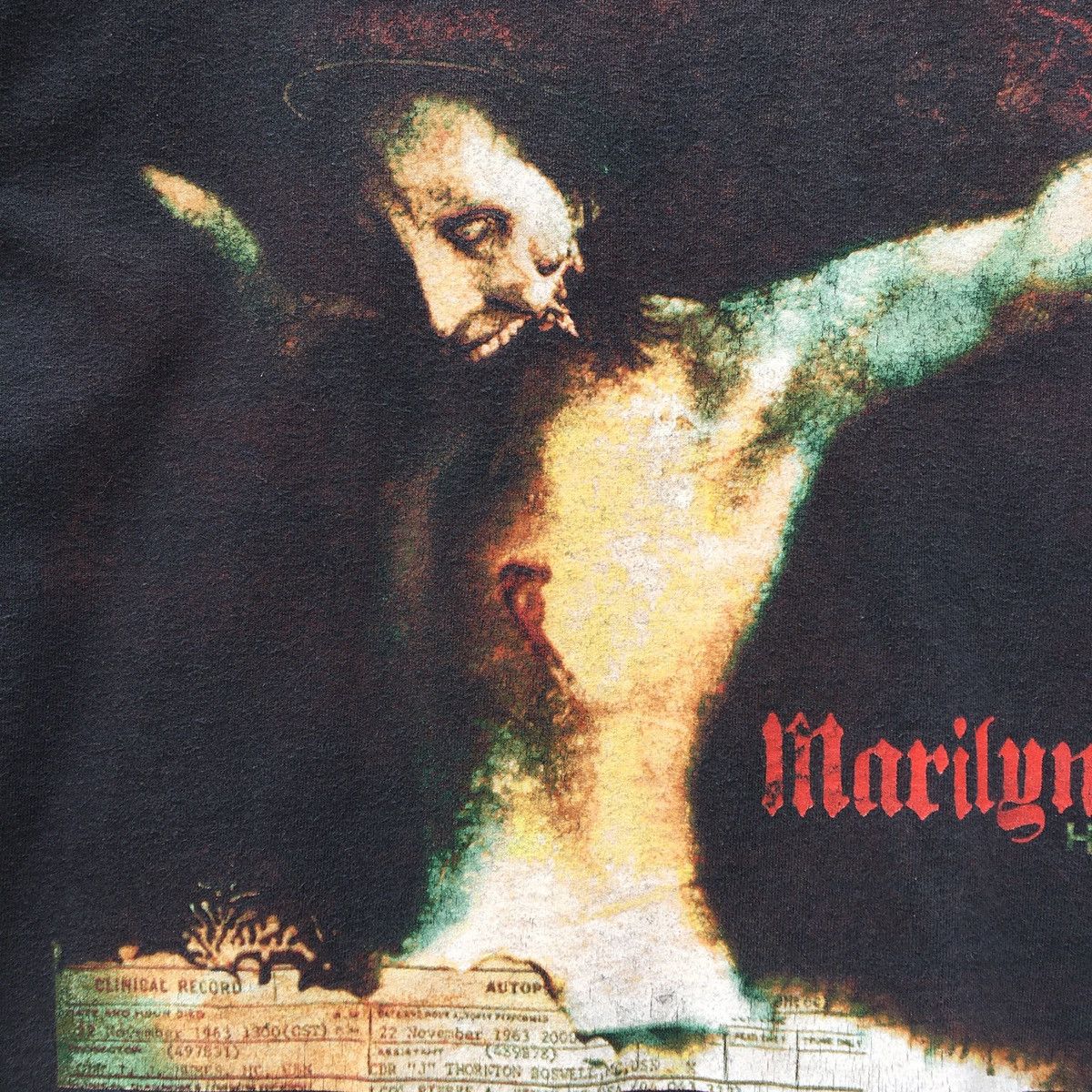 Band Tees Vtg Marylin Manson Guns, God and Government (Holy Wood Era) Size US M / EU 48-50 / 2 - 10 Thumbnail
