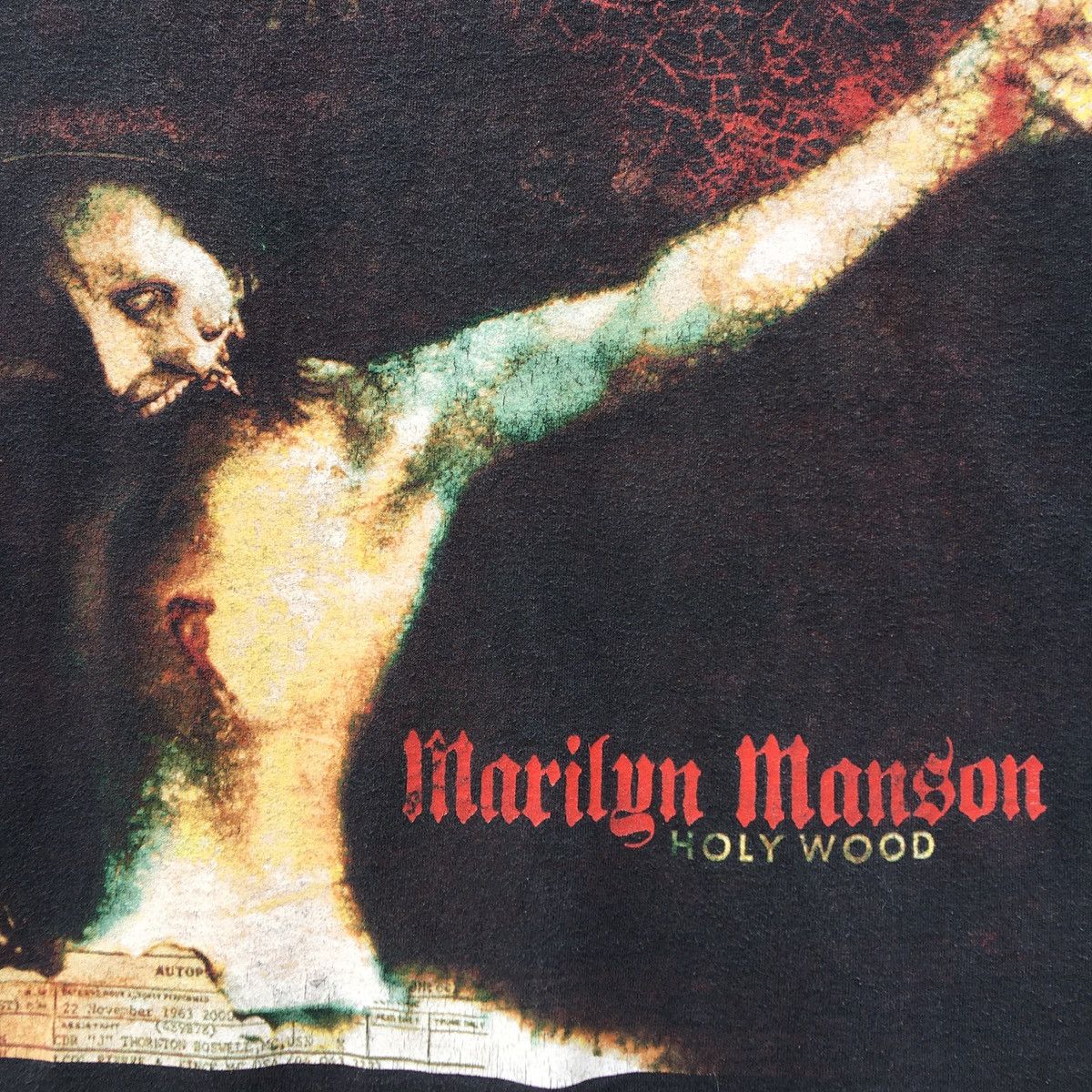 Band Tees Vtg Marylin Manson Guns, God and Government (Holy Wood Era) Size US M / EU 48-50 / 2 - 9 Thumbnail