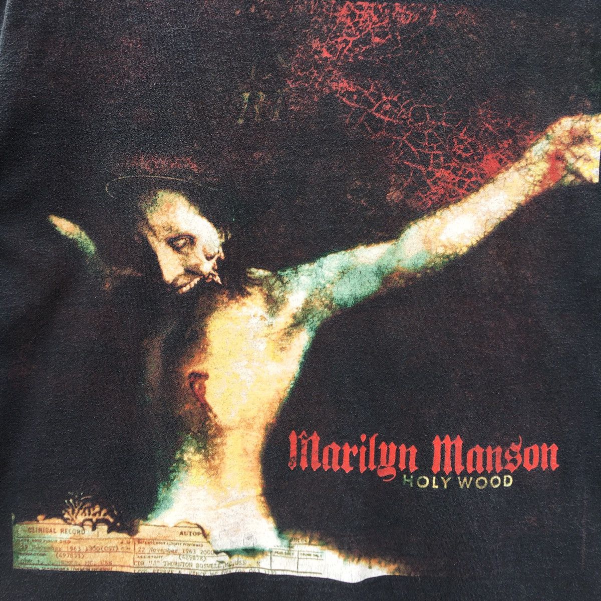 Band Tees Vtg Marylin Manson Guns, God and Government (Holy Wood Era) Size US M / EU 48-50 / 2 - 6 Thumbnail