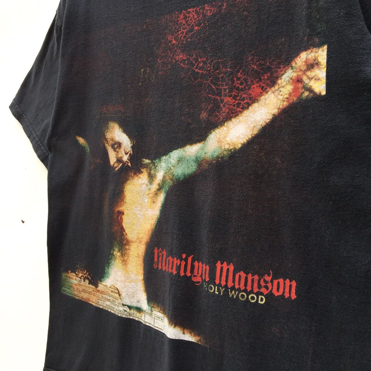 Band Tees Vtg Marylin Manson Guns, God and Government (Holy Wood Era) Size US M / EU 48-50 / 2 - 7 Thumbnail