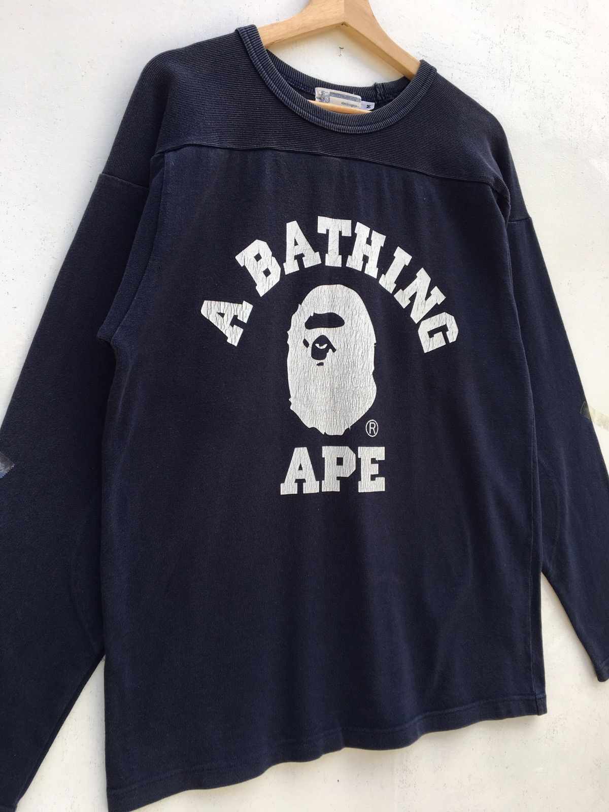 Bape College Long Sleeve Tee Size US M / EU 48-50 / 2 - 5 Thumbnail