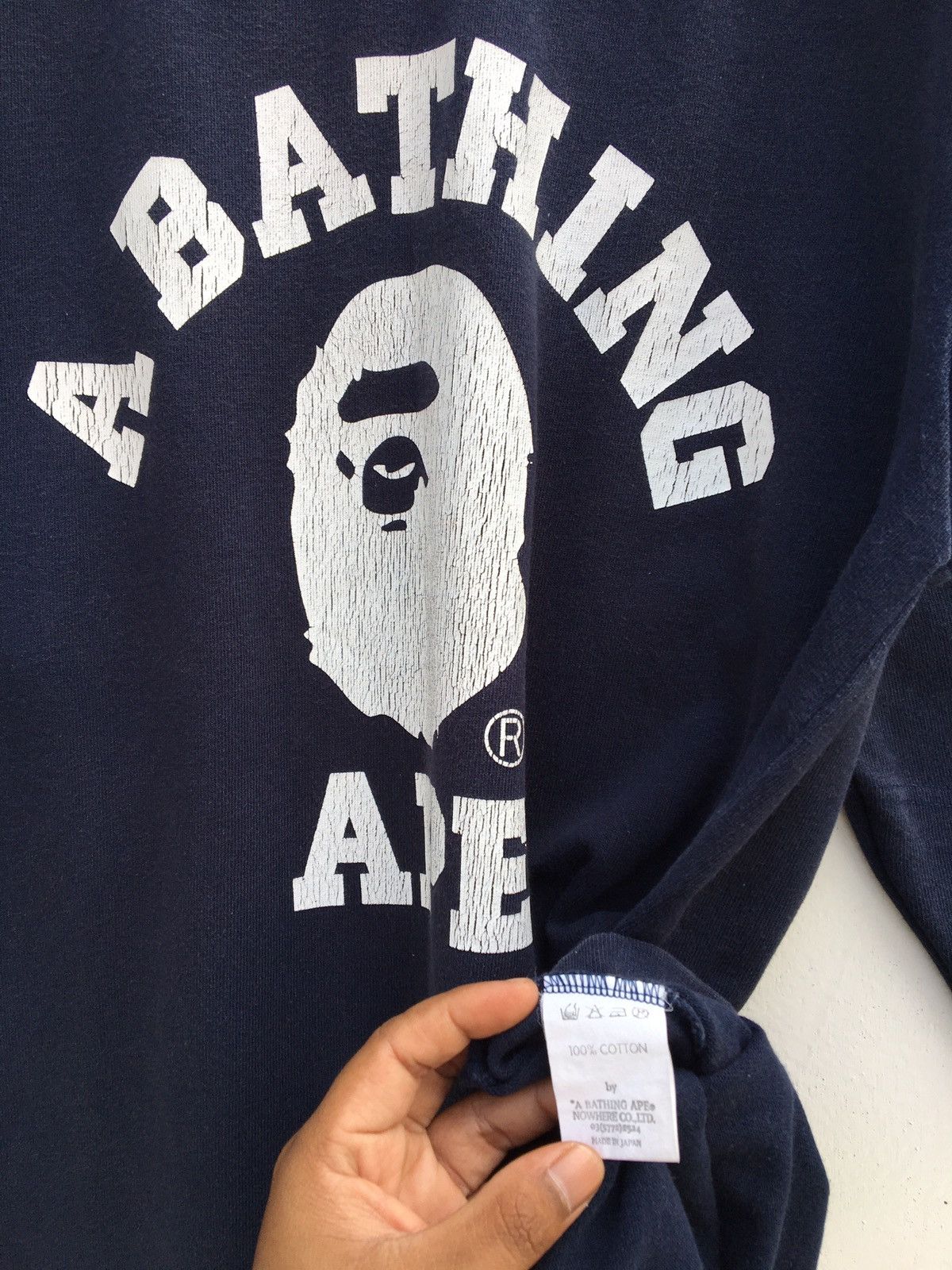 Bape College Long Sleeve Tee Size US M / EU 48-50 / 2 - 15 Thumbnail