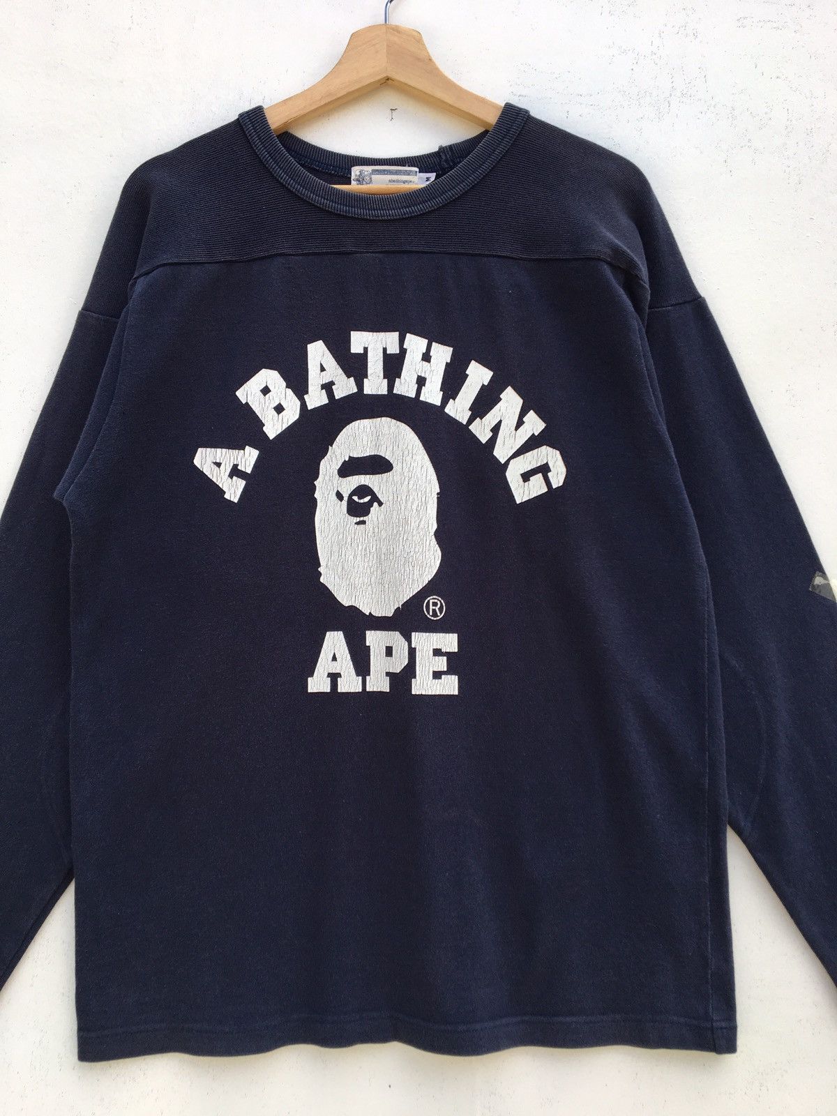 Bape College Long Sleeve Tee Size US M / EU 48-50 / 2 - 4 Thumbnail