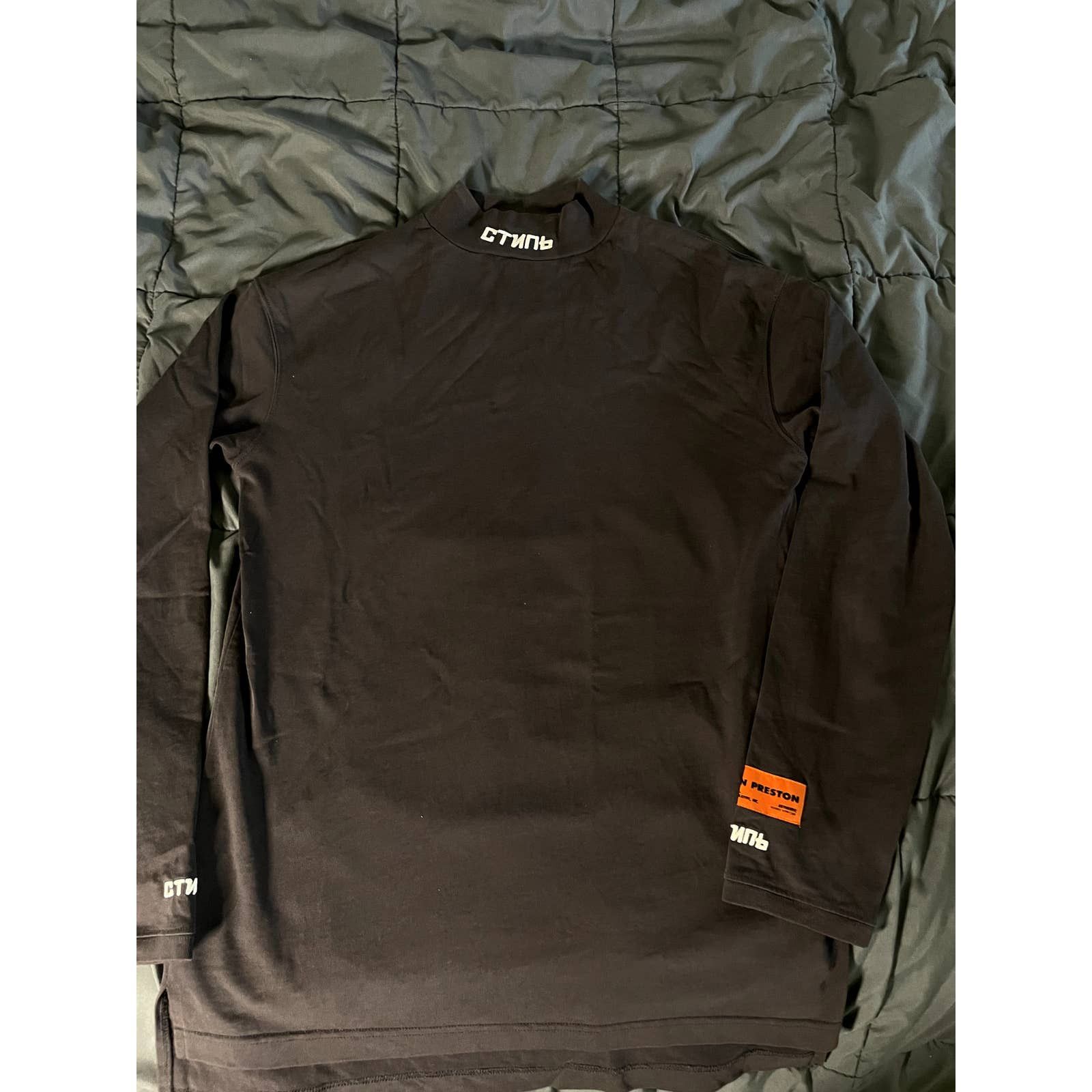 Heron Preston Heron Preston СТИЛЬ "STYLE" logo Mock Neck Size US M / EU 48-50 / 2 - 4 Thumbnail