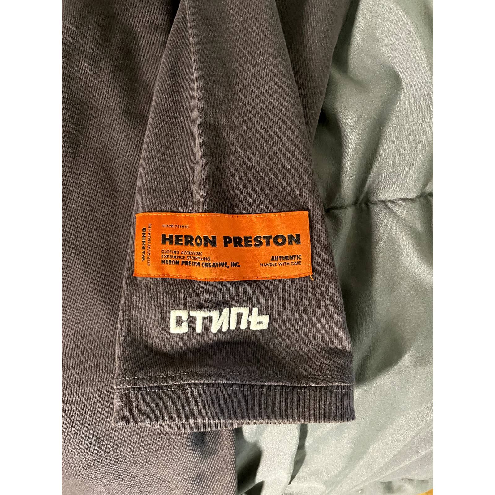 Heron Preston Heron Preston СТИЛЬ "STYLE" logo Mock Neck Size US M / EU 48-50 / 2 - 3 Thumbnail