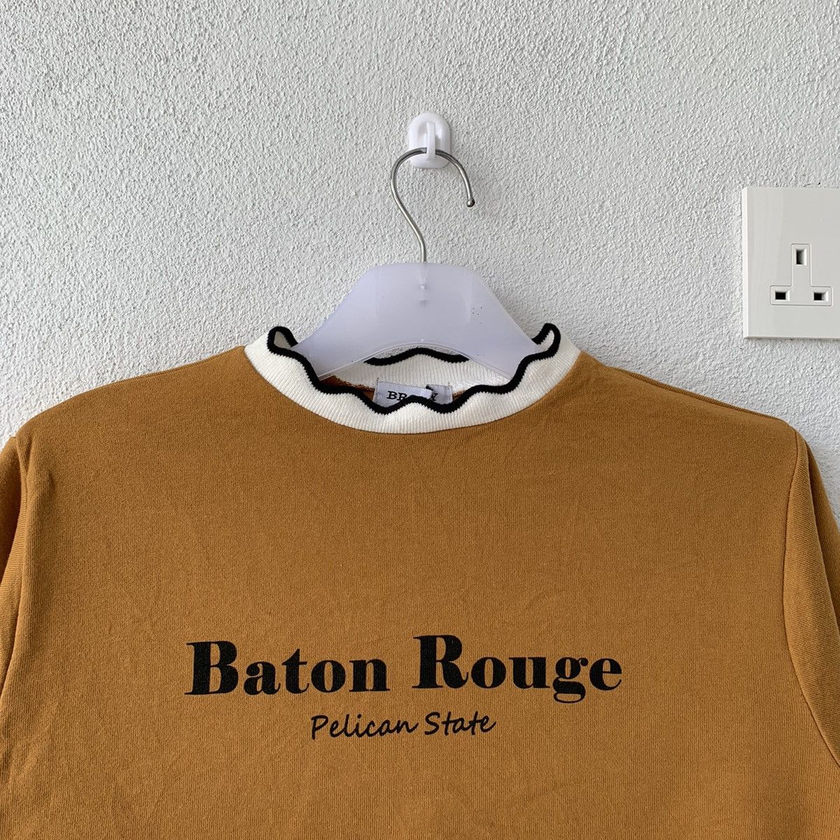Japanese Brand BROWNY crop top shirt.. baton rouge pelican state Size M / US 6-8 / IT 42-44 - 2 Thumbnail