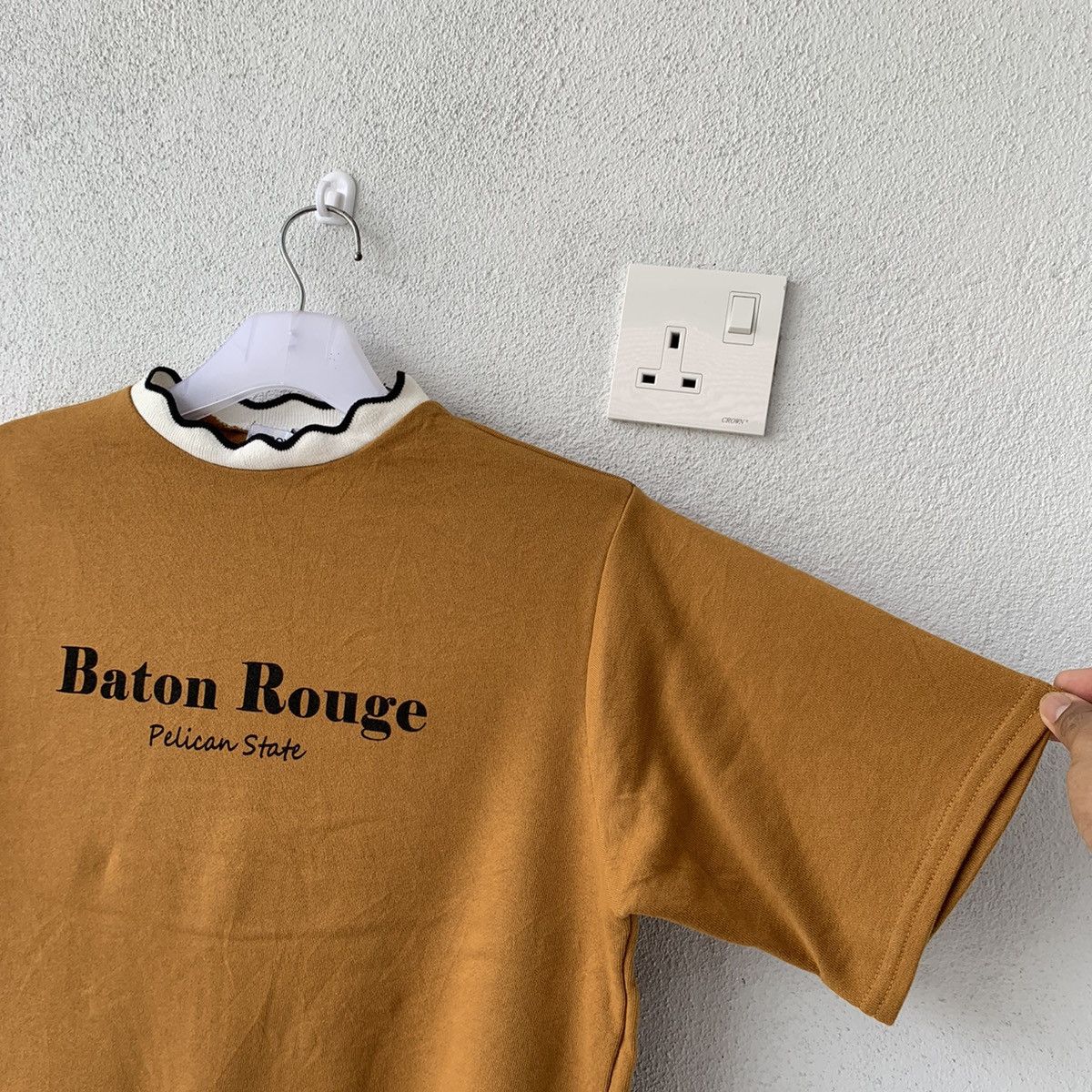 Japanese Brand BROWNY crop top shirt.. baton rouge pelican state Size M / US 6-8 / IT 42-44 - 3 Thumbnail