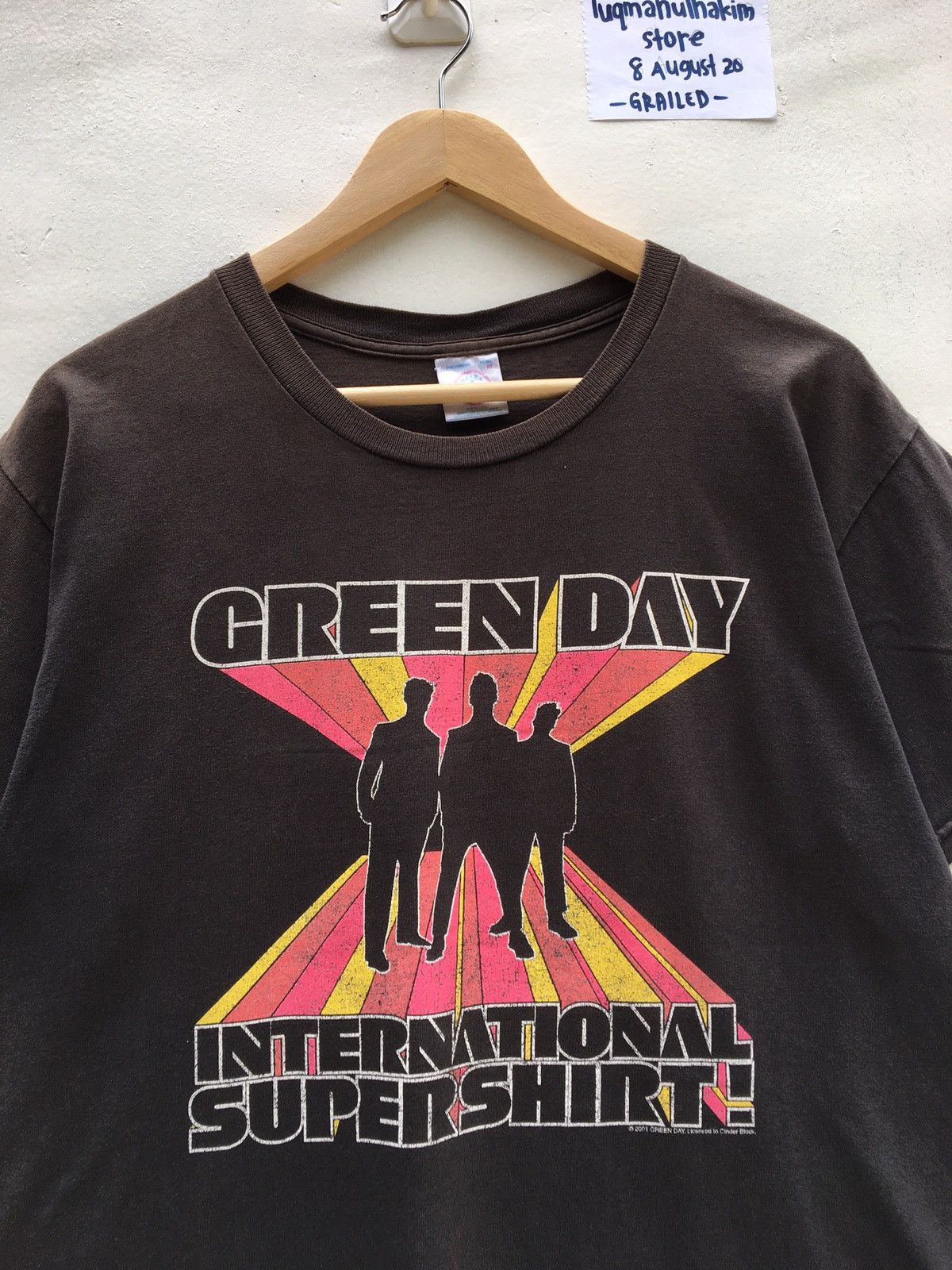 Band Tees Vintage Green Day International Supershirt 2001AmericanPunk Size US M / EU 48-50 / 2 - 5 Thumbnail