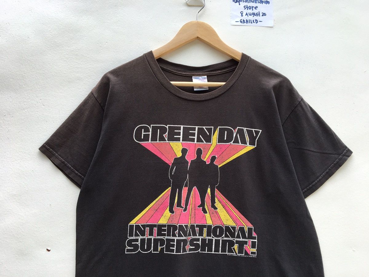 Band Tees Vintage Green Day International Supershirt 2001AmericanPunk Size US M / EU 48-50 / 2 - 6 Thumbnail
