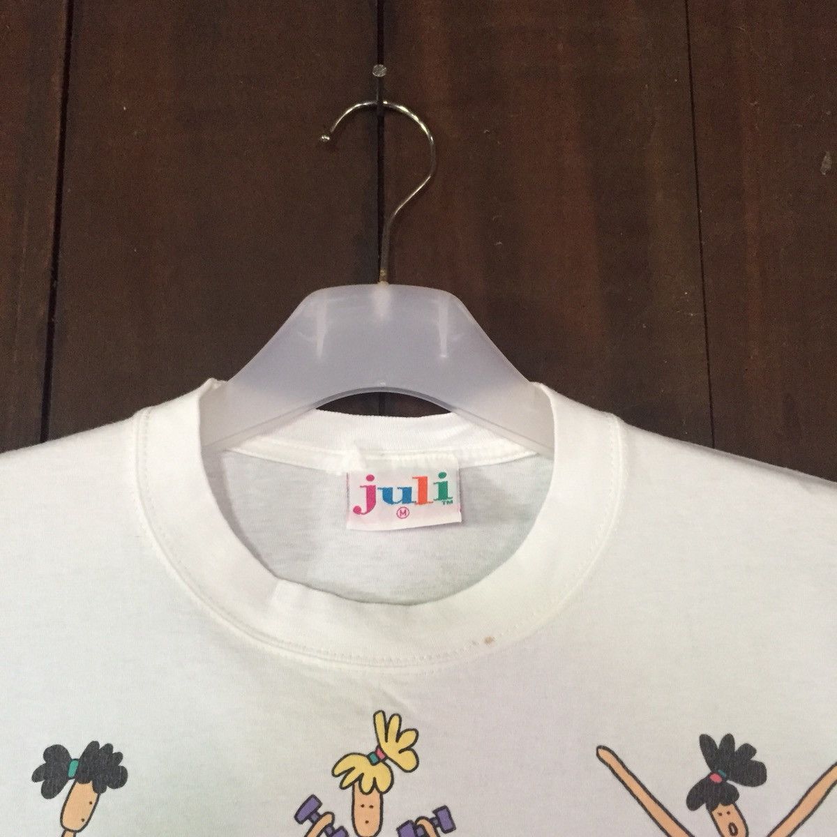 Vintage vintage JULI T shirt.. Aerobics Class @ JULI 1994 Size US M / EU 48-50 / 2 - 5 Thumbnail