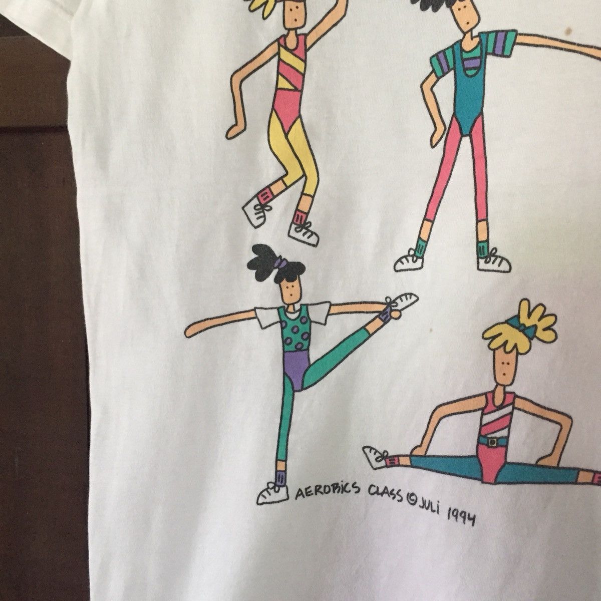 Vintage vintage JULI T shirt.. Aerobics Class @ JULI 1994 Size US M / EU 48-50 / 2 - 3 Thumbnail