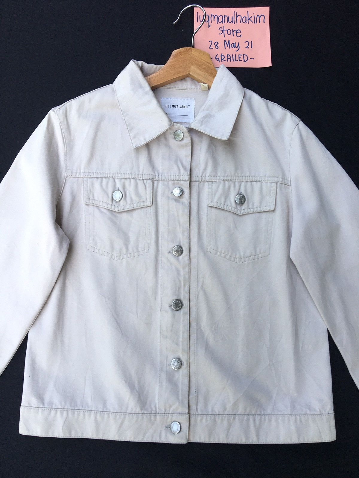 Helmut Lang Vintage Helmut Lang Cotton Buttons Jacket Size US M / EU 48-50 / 2 - 5 Thumbnail