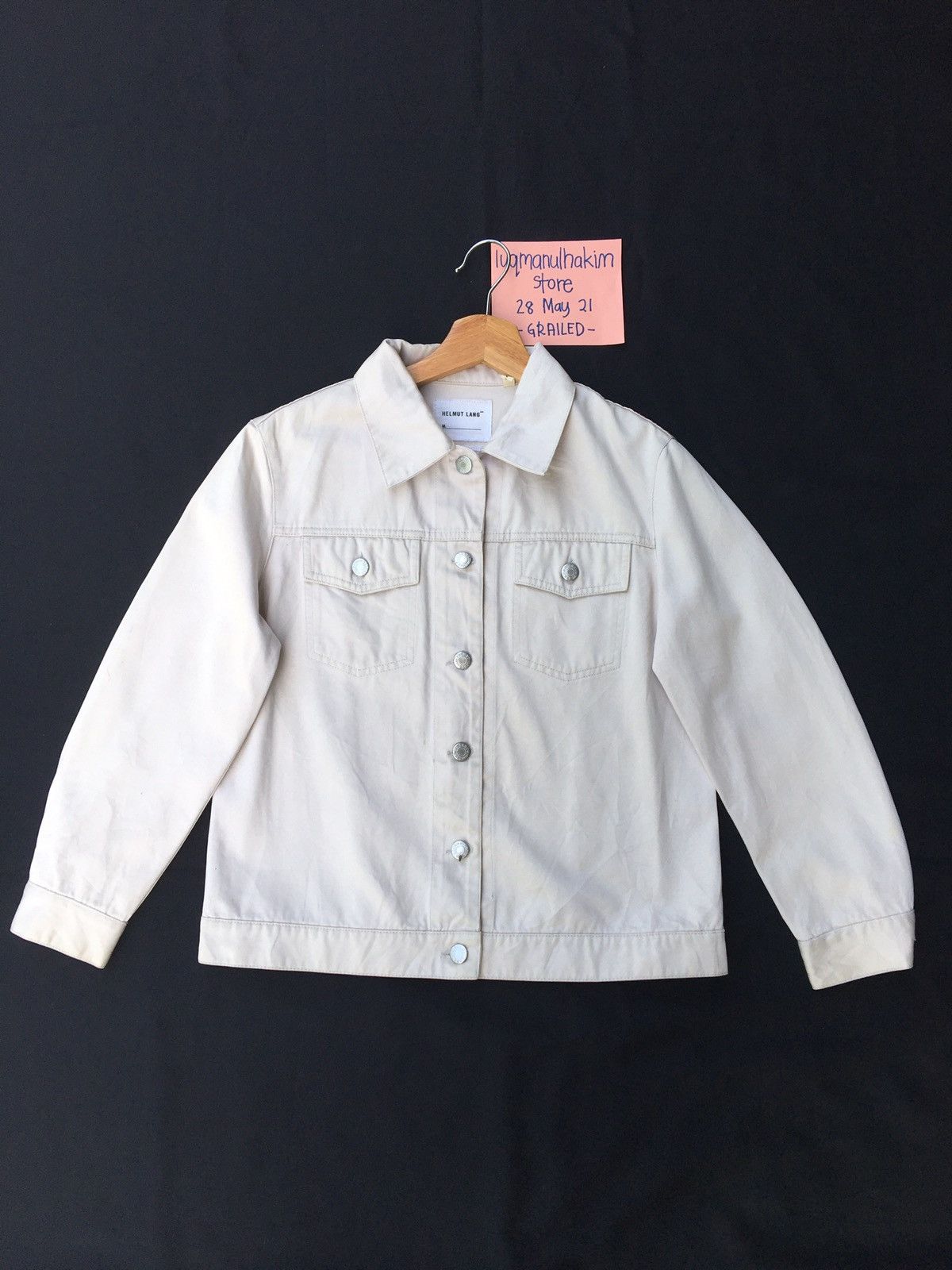 Helmut Lang Vintage Helmut Lang Cotton Buttons Jacket Size US M / EU 48-50 / 2 - 6 Thumbnail