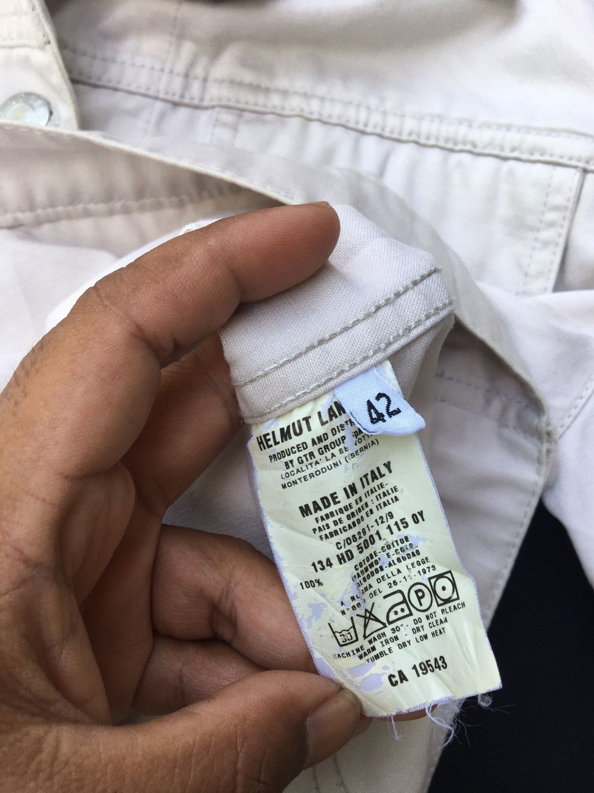 Helmut Lang Vintage Helmut Lang Cotton Buttons Jacket Size US M / EU 48-50 / 2 - 14 Thumbnail