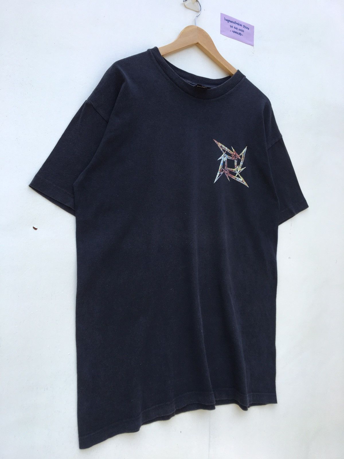 Band Tees Vintage 90s Tour Metallica Giant Tag Band T Shirt Size US L / EU 52-54 / 3 - 13 Thumbnail